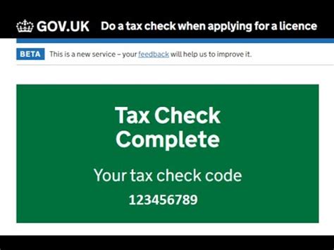 tax code checker login